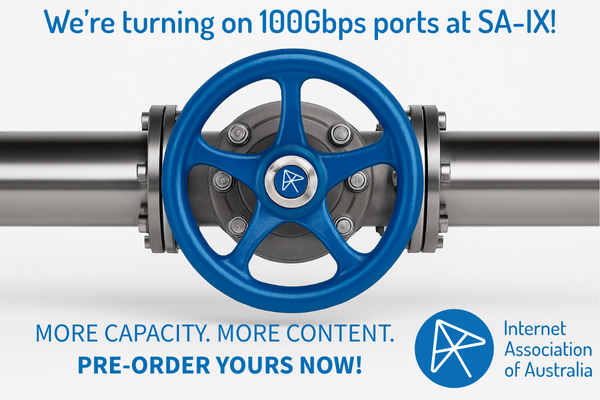 100Gbps Port coming soon so SA-IX